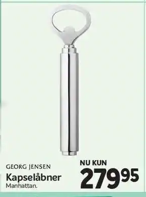 Din Isenkræmmer Georg jensen kapselåbner tilbud