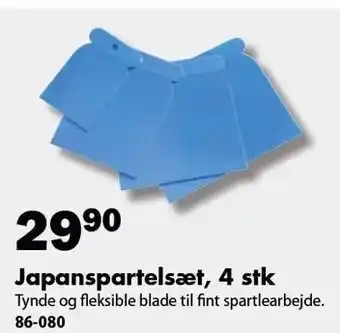 Japanspartelsæt, 4 stk