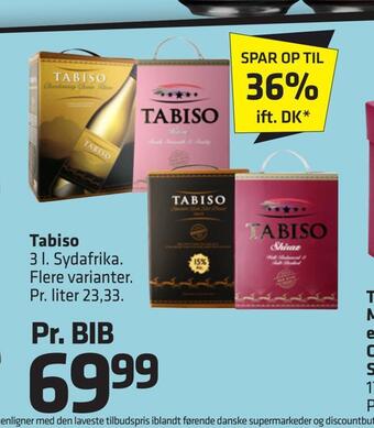 Fleggaard Tabiso tilbud