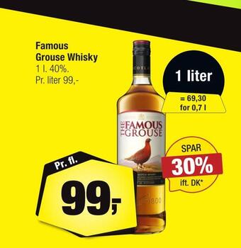 Famous grouse whisky