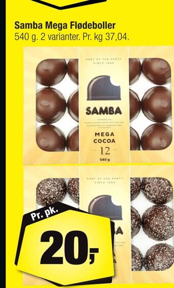 Samba mega flødeboller