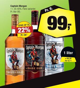 Calle Captain morgan tilbud