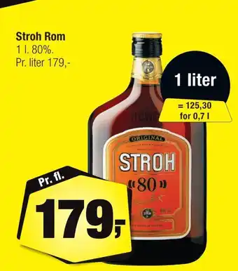 Calle Stroh rom tilbud