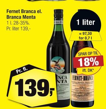 Fernet branca el. branca menta