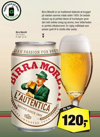 Calle Birra moretti tilbud