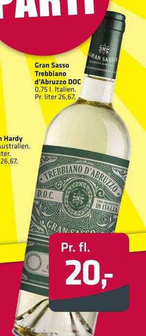 Fleggaard Gran sasso trebbiano d'abruzzo doc tilbud