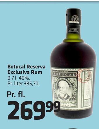 Fleggaard Botucal reserva exclusiva rum tilbud