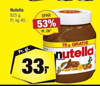 Calle Nutella tilbud
