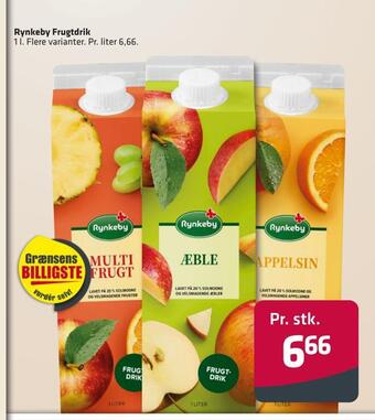 Fleggaard Rynkeby frugtdrik tilbud
