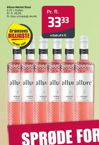 Fleggaard Allure merlot rosé tilbud