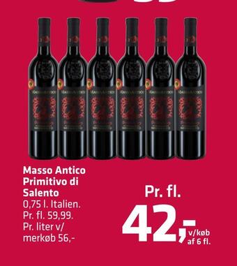 Fleggaard Masso antico primitivo di salento tilbud