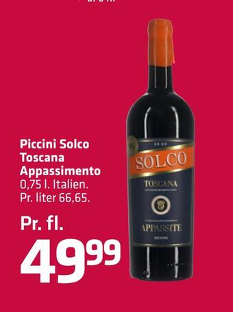 Fleggaard Piccini solco toscana appassimento tilbud