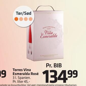 Fleggaard Torres vina esmeralda rosé tilbud