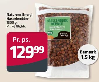 Fleggaard Naturens energi hasselnødder tilbud