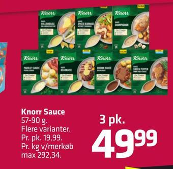 Fleggaard Knorr sauce tilbud