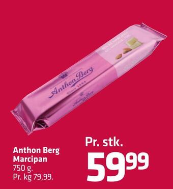 Fleggaard Anthon berg marcipan tilbud
