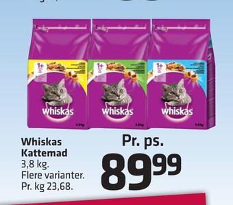 Fleggaard Whiskas kattemad tilbud