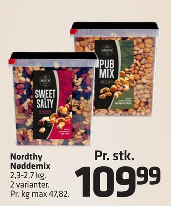 Fleggaard Nordthy nøddemix tilbud