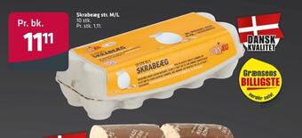 Fleggaard Skrabeæg str. m/l tilbud