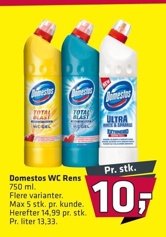 Fleggaard Domestos wc rens tilbud
