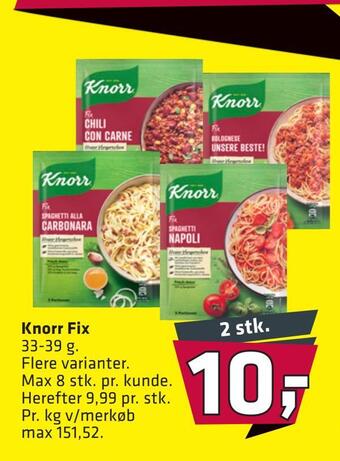 Fleggaard Knorr fix tilbud