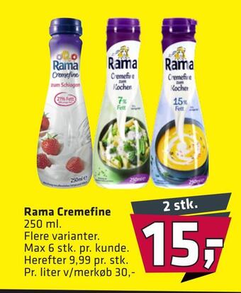 Fleggaard Rama cremefine tilbud
