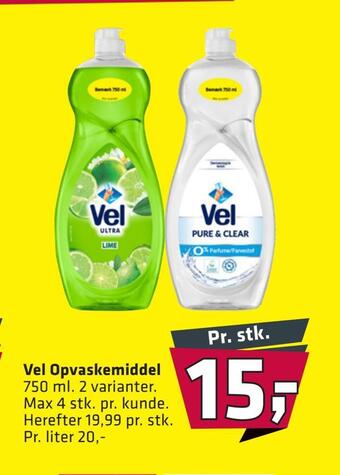 Fleggaard Vel opvaskemiddel tilbud