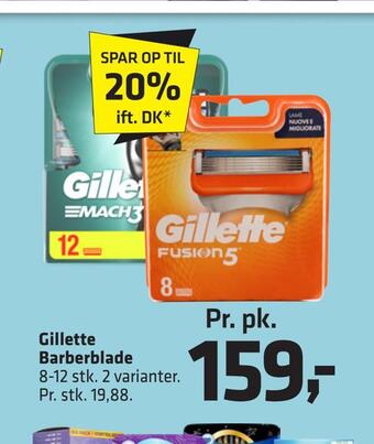 Fleggaard Gillette barberblade tilbud