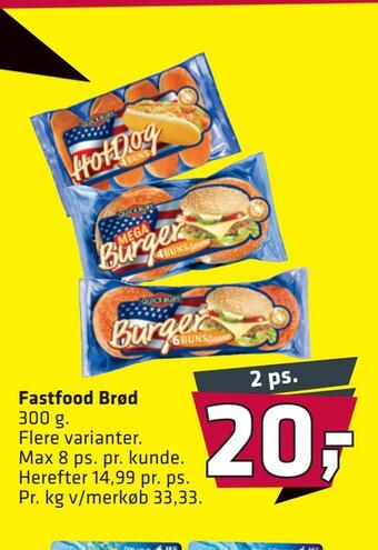 Fleggaard Fastfood brød tilbud