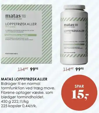 Matas Loppefrøskaller 450g