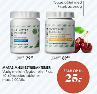 Matas Matas Mælkesyrebakterier tilbud