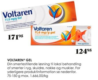Voltaren Gel 75-150g