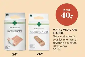 Matas Matas Medicare Plastre 100x6 cm tilbud