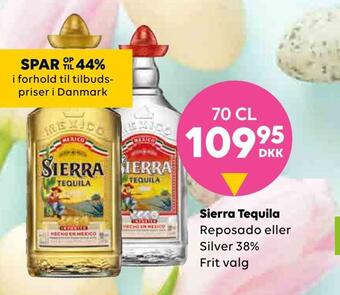 BorderShop Sierra tequila tilbud