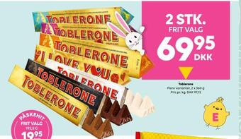 BorderShop Toblerone tilbud