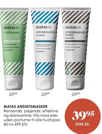 Matas Ansigtsmasker 80 ml