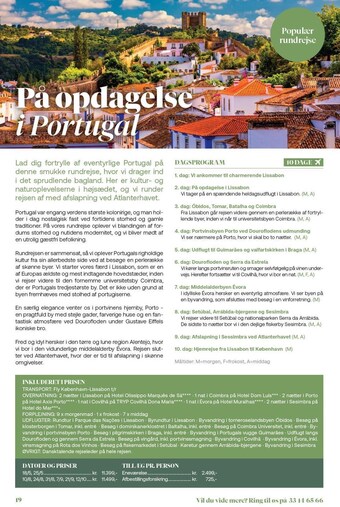 Vitus Rejser På opdagelse i portugal tilbud