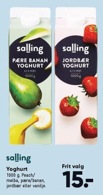 Bilka Salling yoghurt tilbud