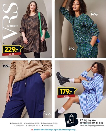 Bilka Vrs tøj tilbud