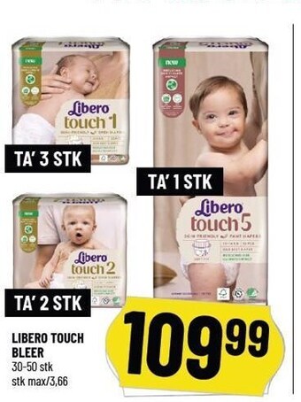Libero touch bleer