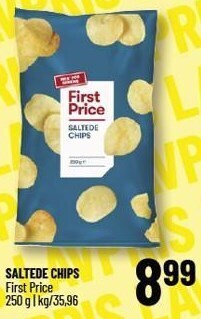Saltede chips