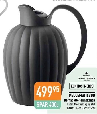 Imerco Georg jensen bernadotte termokande tilbud