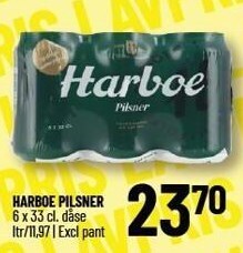Løvbjerg Harboe pilsner tilbud