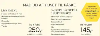 Salling Mad ud af huset til påske tilbud