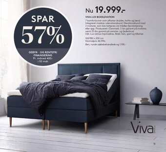SengeSpecialisten Viva lux boxelevation tilbud