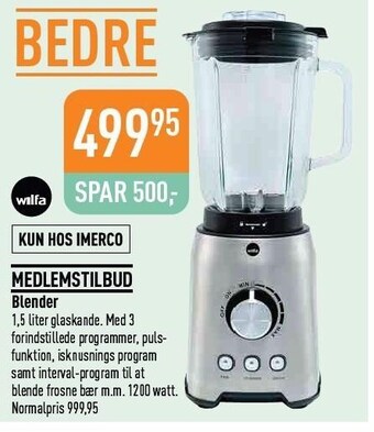Wilfa blender
