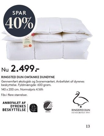 SengeSpecialisten Ringsted dun omtanke dundyne tilbud