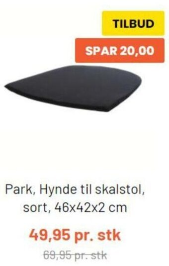 Park, Hynde Til Skalstol 46x42x2 cm