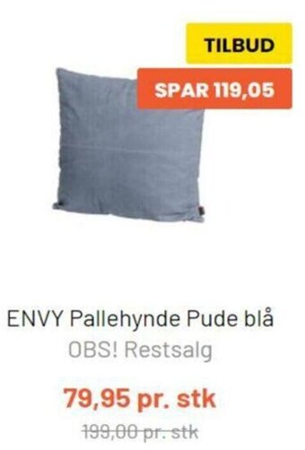 Envy Pallehynde Pude Blå