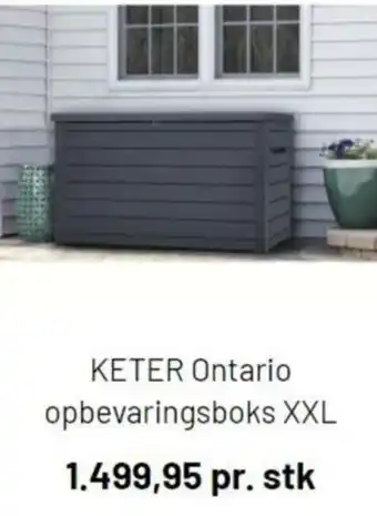 Keter Ontario Opbevaringsboks XXL